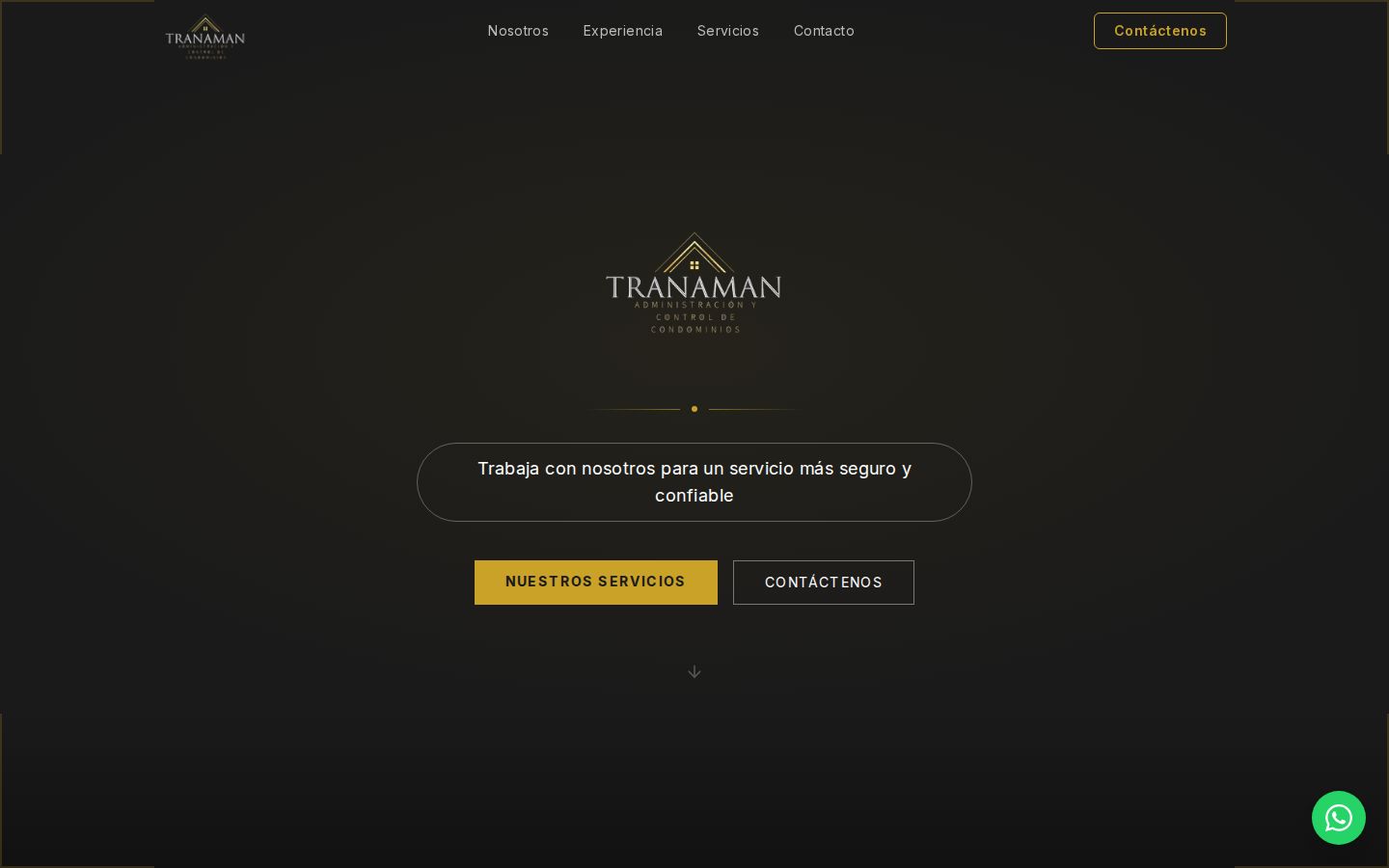 Screenshot of the Tranaman website